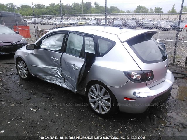 JM1BK34L981829633 - 2008 MAZDA SPEED 3 SILVER photo 3