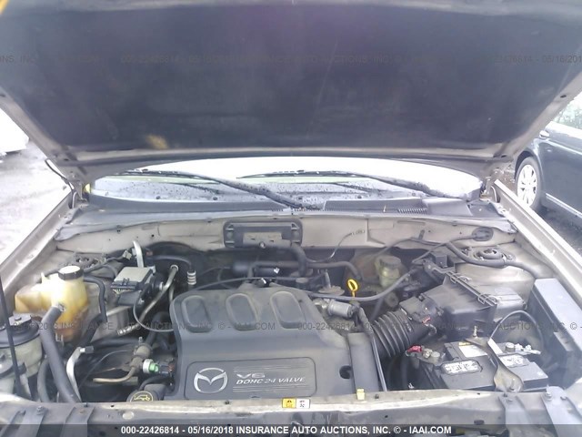 4F2YU09131KM56597 - 2001 MAZDA TRIBUTE LX/ES 棕色 照片 10