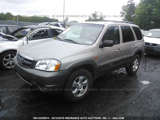 4F2YU09131KM56597 - 2001 MAZDA TRIBUTE LX/ES 棕色 照片 2