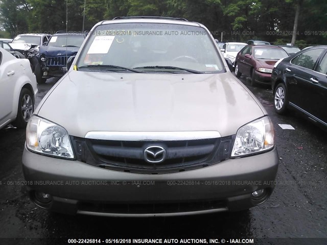4F2YU09131KM56597 - 2001 MAZDA TRIBUTE LX/ES 棕色 照片 6
