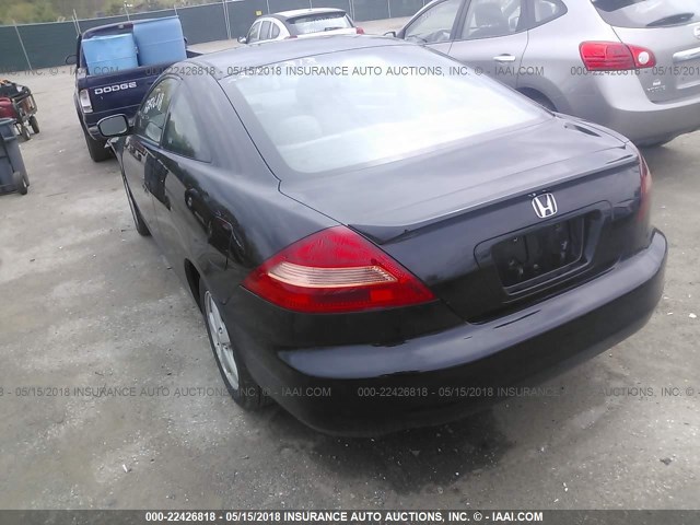 1HGCM72595A028708 - 2005 HONDA ACCORD LX BLACK photo 3