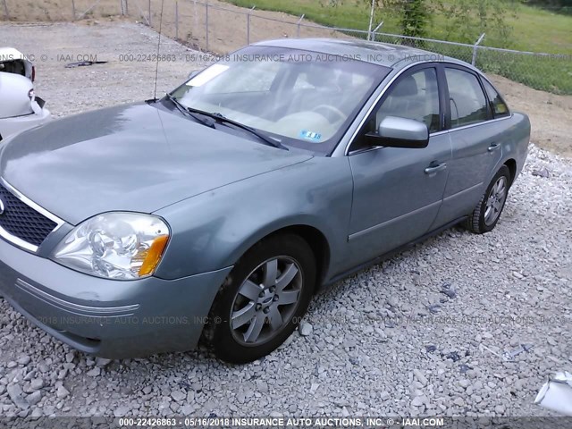 1FAFP24166G153881 - 2006 FORD FIVE HUNDRED SEL GREEN photo 2