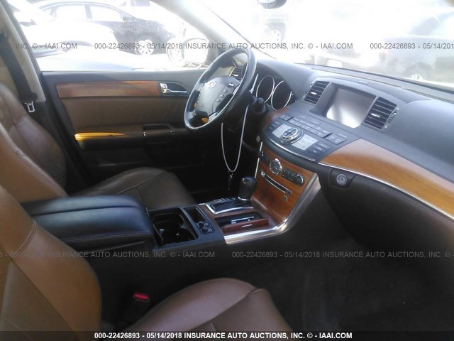 JNKBY01E06M205829 - 2006 INFINITI M45 SPORT BLACK photo 5