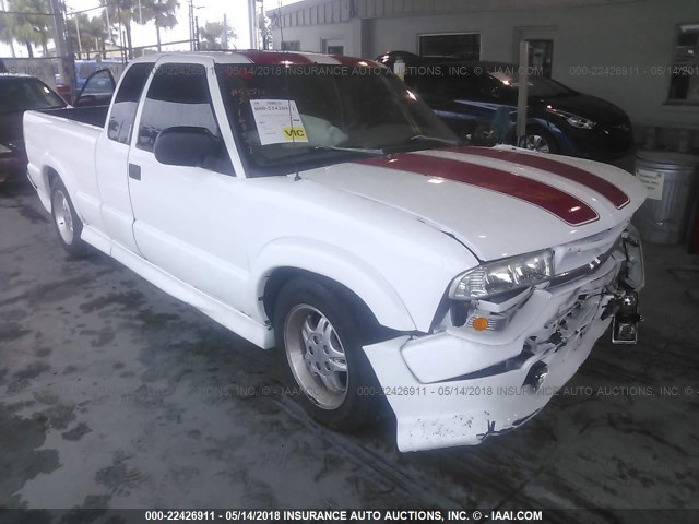 1GCCS195118162542 - 2001 CHEVROLET S TRUCK S10 WHITE photo 1