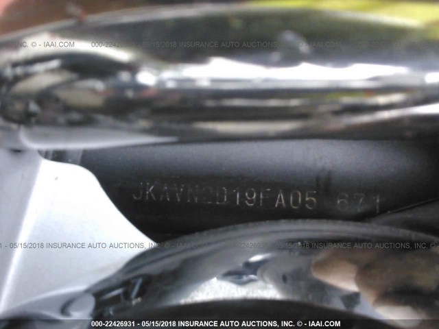 JKAVN2D19FA053671 - 2015 KAWASAKI VN900 D BLACK photo 10