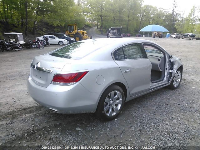 1G4GD5E34CF134171 - 2012 BUICK LACROSSE PREMIUM SILVER photo 4