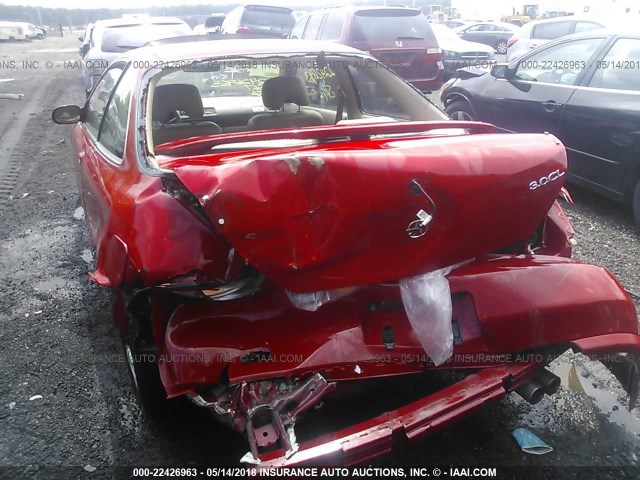 19UYA2255XL003605 - 1999 ACURA 3.0CL RED photo 6