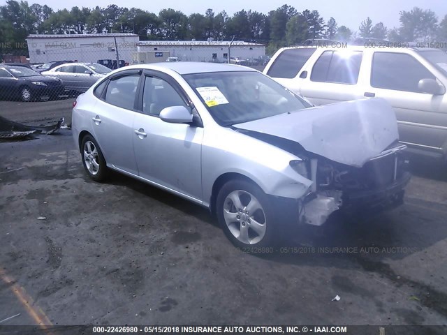 KMHDU46D38U334496 - 2008 HYUNDAI ELANTRA GLS/SE/LIMITED SILVER photo 1