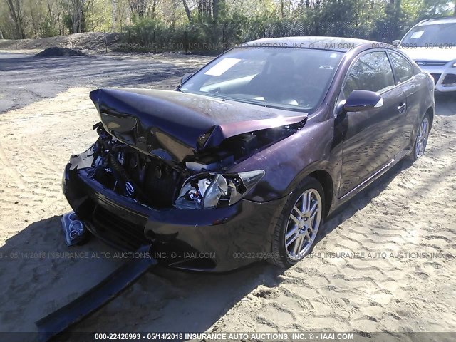 JTKDE167190289876 - 2009 TOYOTA SCION TC 紫色 照片 2
