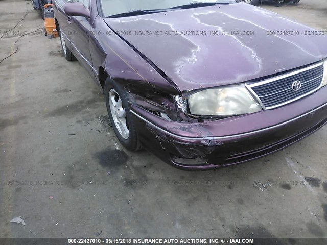 4T1BF18BXXU311176 - 1999 TOYOTA AVALON XL/XLS PURPLE photo 6