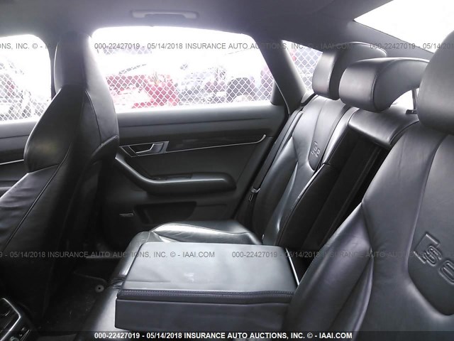 WAUDN94F48N117937 - 2008 AUDI S6 QUATTRO GRAY photo 8