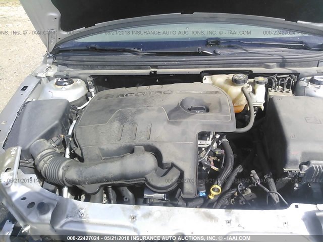 1G1ZA5EU9BF154163 - 2011 CHEVROLET MALIBU LS 银色 照片 10