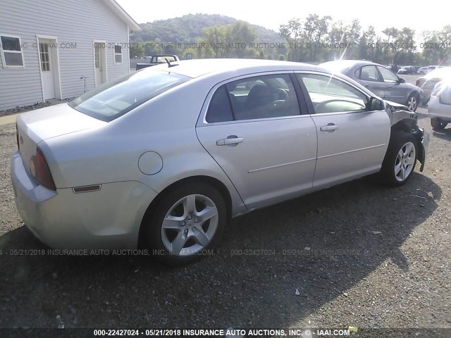 1G1ZA5EU9BF154163 - 2011 CHEVROLET MALIBU LS 银色 照片 4