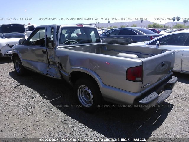 1GCCS19X838194408 - 2003 CHEVROLET S TRUCK S10 TAN photo 3