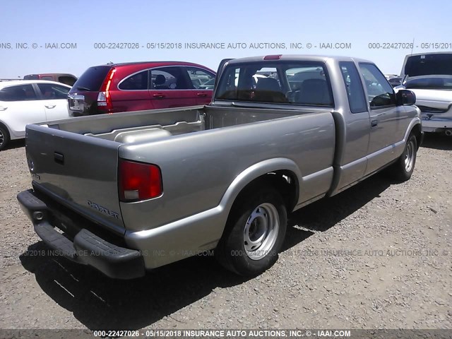 1GCCS19X838194408 - 2003 CHEVROLET S TRUCK S10 TAN photo 4