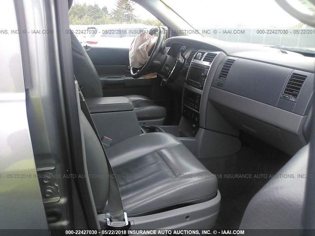 1D8HB58N96F157446 - 2006 DODGE DURANGO LIMITED GRAY photo 5