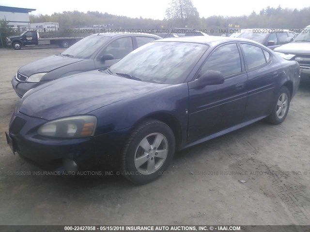 2G2WP552481133975 - 2008 PONTIAC GRAND PRIX BLUE photo 2