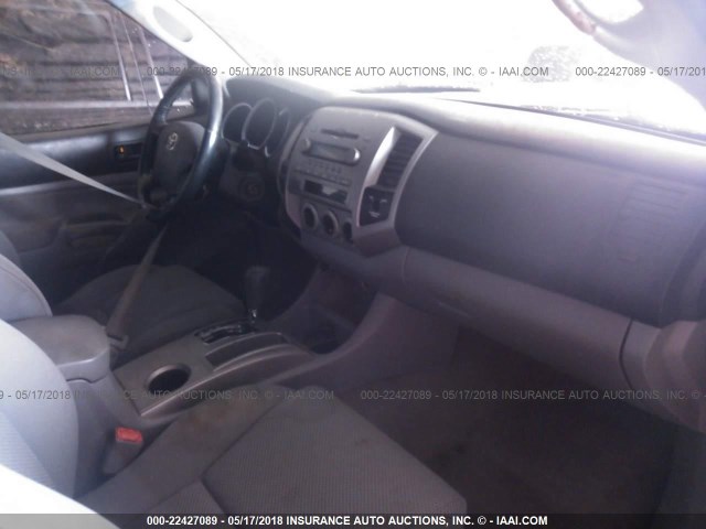 5TEUU42N47Z365149 - 2007 TOYOTA TACOMA ACCESS CAB Күміс фото 5