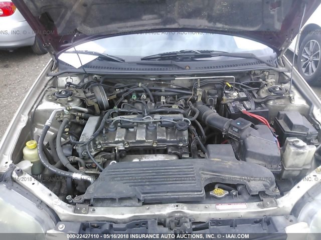 JM1BJ226620559641 - 2002 MAZDA PROTEGE DX/LX/ES TAN photo 10