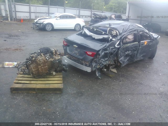 1G1ZB5ST7HF149495 - 2017 CHEVROLET MALIBU LS GRAY photo 4