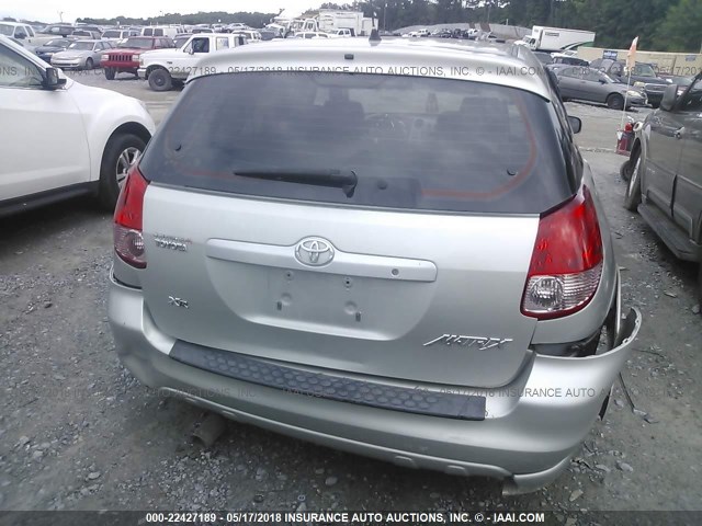 2T1KR32EX4C192693 - 2004 TOYOTA COROLLA MATRIX XR SILVER photo 6