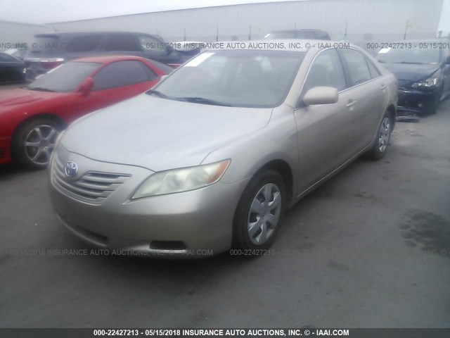 4T1BE46K27U188058 - 2007 TOYOTA CAMRY NEW GENERAT CE/LE/XLE/SE GOLD photo 2