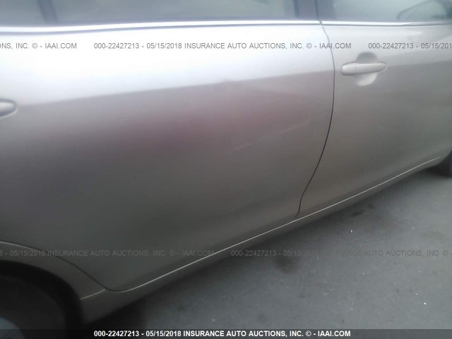 4T1BE46K27U188058 - 2007 TOYOTA CAMRY NEW GENERAT CE/LE/XLE/SE GOLD photo 6