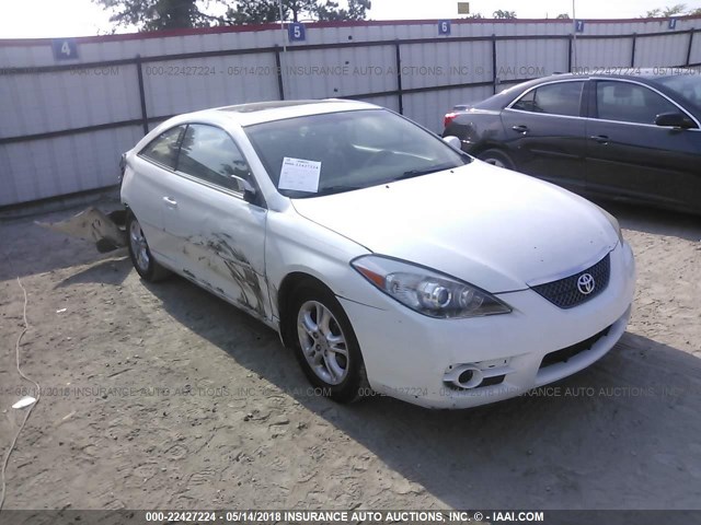 4T1CE30P57U760842 - 2007 TOYOTA CAMRY SOLARA SE/SLE თეთრი ფოტო 1