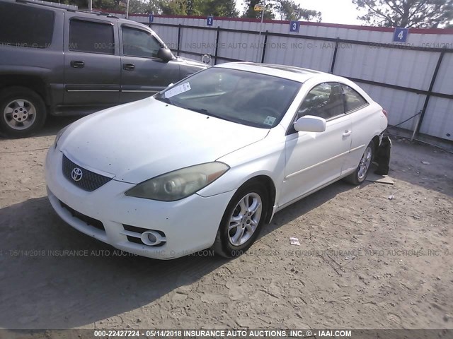 4T1CE30P57U760842 - 2007 TOYOTA CAMRY SOLARA SE/SLE თეთრი ფოტო 2