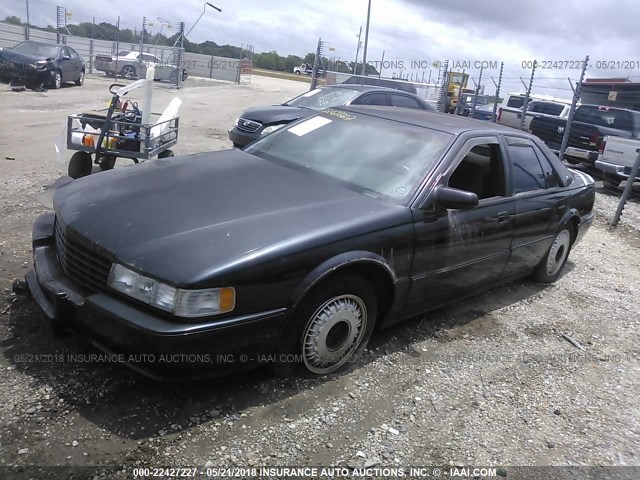 1G6KY5292PU818720 - 1993 CADILLAC SEVILLE STS BLACK photo 2