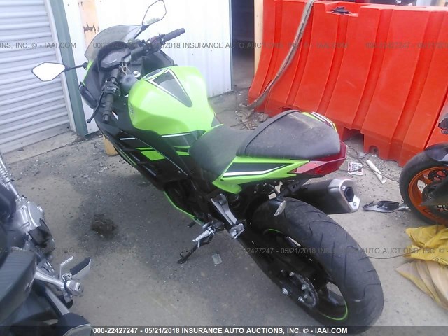 JKAEX8A14DDA06225 - 2013 KAWASAKI EX300 A GREEN photo 3