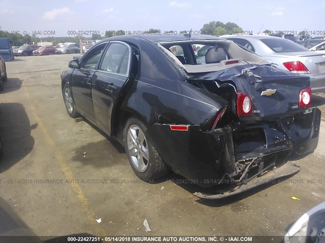 1G1ZB5E19BF184430 - 2011 CHEVROLET MALIBU LS 黑色 照片 3