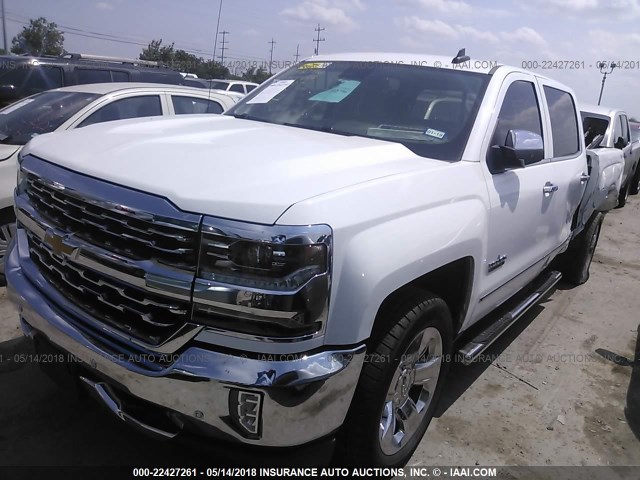 3GCUKSEJ3HG237307 - 2017 CHEVROLET SILVERADO K1500 LTZ WHITE photo 2