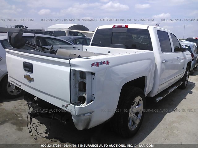 3GCUKSEJ3HG237307 - 2017 CHEVROLET SILVERADO K1500 LTZ WHITE photo 4