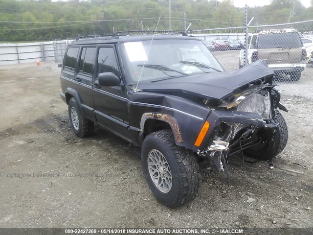 1J4FJ78S1VL576878 - 1997 JEEP CHEROKEE COUNTRY BLACK photo 1