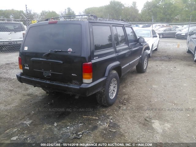 1J4FJ78S1VL576878 - 1997 JEEP CHEROKEE COUNTRY BLACK photo 4