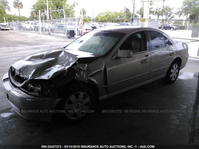 1LNHM86S94Y679252 - 2004 LINCOLN LS BEIGE photo 2