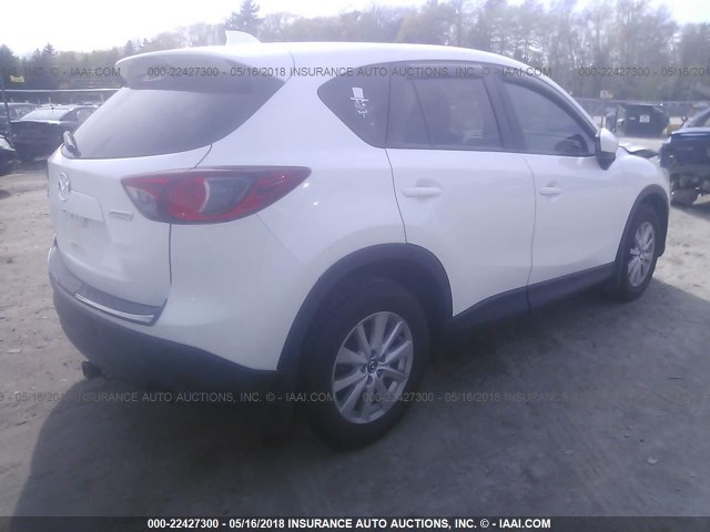 JM3KE4CE3D0135155 - 2013 MAZDA CX-5 TOURING Белый фото 4