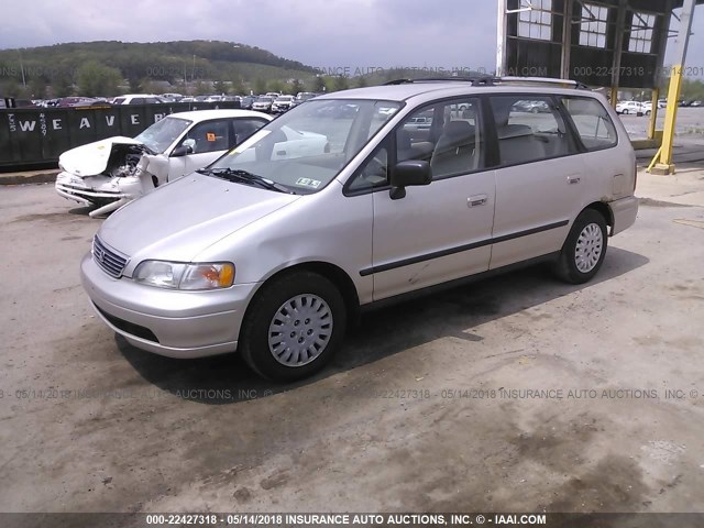 JHMRA1863VC021335 - 1997 HONDA ODYSSEY LX SILVER photo 2