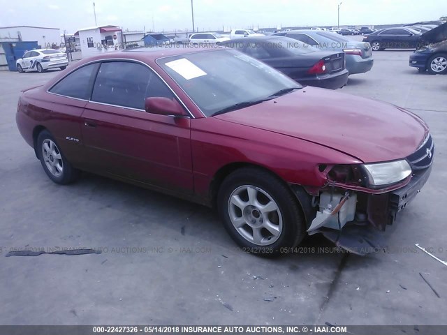 2T1CF22P4XC227385 - 1999 TOYOTA CAMRY SOLARA SE/SLE წითელი ფოტო 1