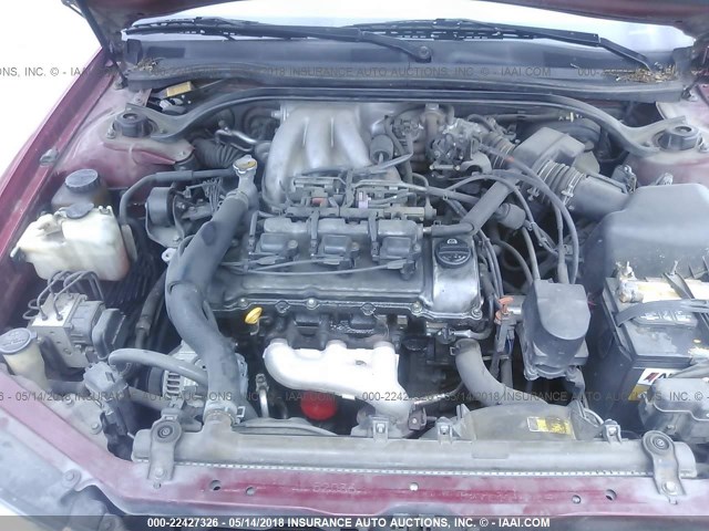 2T1CF22P4XC227385 - 1999 TOYOTA CAMRY SOLARA SE/SLE წითელი ფოტო 10