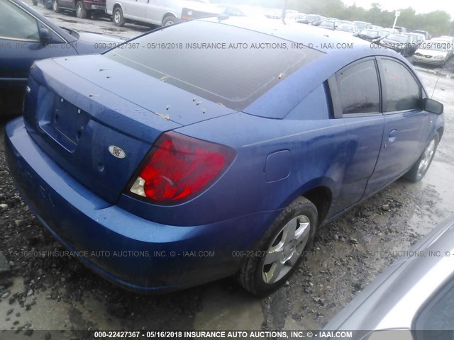 1G8AN15F86Z114092 - 2006 SATURN ION LEVEL 2 BLUE photo 4