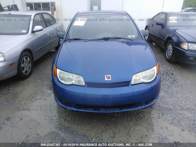 1G8AN15F86Z114092 - 2006 SATURN ION LEVEL 2 BLUE photo 6