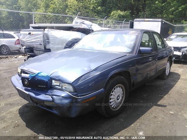 2G4WB52L0S1435273 - 1995 BUICK REGAL CUSTOM BLUE photo 6