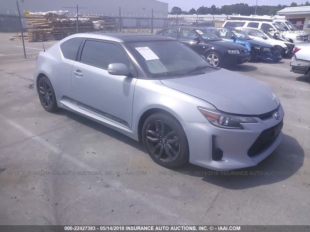JTKJF5C71E3069044 - 2014 TOYOTA SCION TC 银色 照片 1