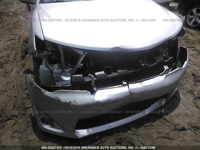 4T1BD1FK5EU106578 - 2014 TOYOTA CAMRY HYBRID/LE/XLE 银色 照片 6