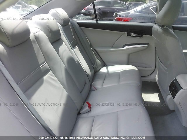 4T1BD1FK5EU106578 - 2014 TOYOTA CAMRY HYBRID/LE/XLE 银色 照片 8