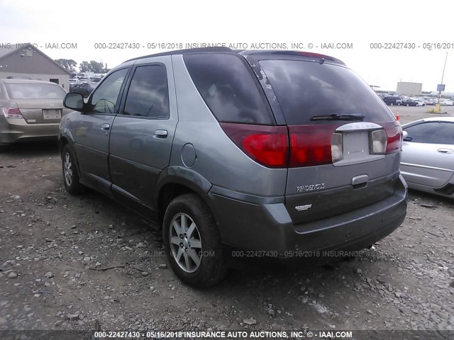 3G5DA03E34S506370 - 2004 BUICK RENDEZVOUS CX/CXL GRAY photo 3