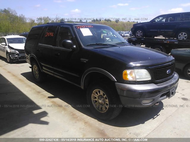 1FMRU16W42LA93583 - 2002 FORD EXPEDITION XLT 黑色 照片 1