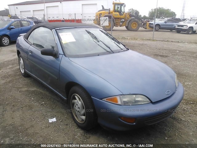 4G1JF3247VB102189 - 1997 CHEVROLET CAVALIER LS BLUE photo 1